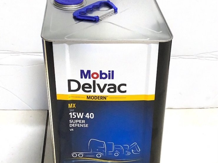 15W40 MX Mobil Delvac Modern™ Super Defense V4 18LT TENEKE MOTOR YAĞI (157335)
