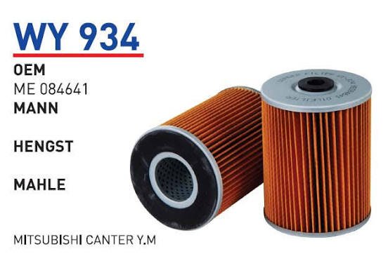 WY 934 MiTSUBiSHi CANTER Y.M ME 084641 Yağ فلترsi