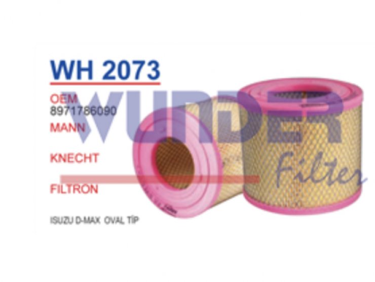 WH 2073 ISUZU D-MAX  OVAL TİP 8971786090 Hava Filtersi