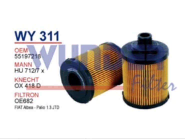 WY 311 OPEL COMBO 1.3 CDTI Y.M  Z13 DTH MOTOR 56 50 367 YAĞ FİLTRESİ