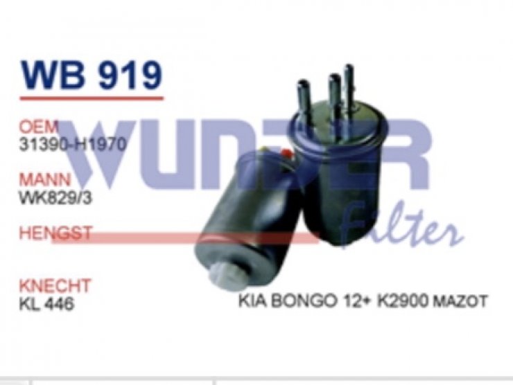 WB 919 ACTYON -KYRON-REXTON-REDİOS  SU BOŞALTMA VİDALI 66509-21101 Yakıt/Mazot Filtresi