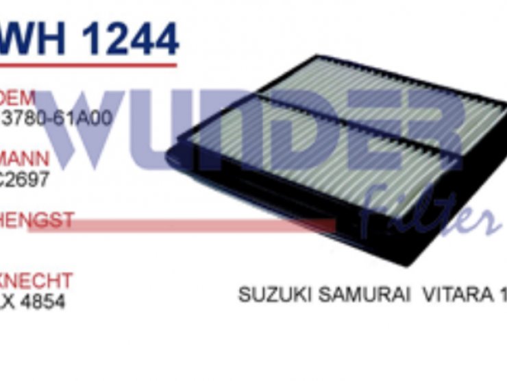 WH1244 SUZUKI SAMURAI  VİTARA 1.6 HAVA 13780-61A00 Hava Filtresi
