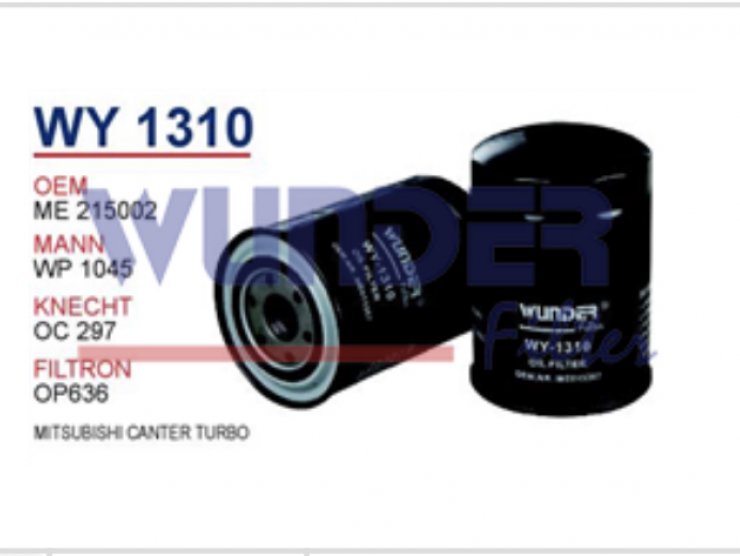 WY 1310 MiTSUBiSHi CANTER TURBO ME 215002 Yağ Filtersi