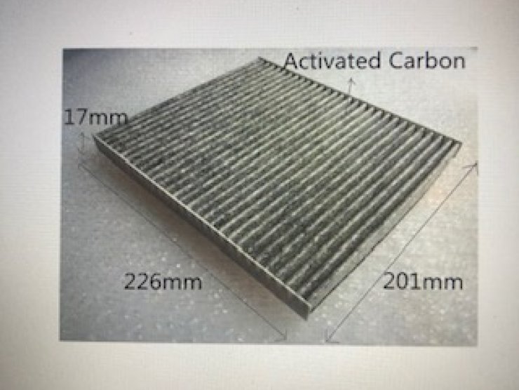 WPK 910 HYUNDAi ACCENT BLUE TUCSON KARBONLU 97133-2E200 Polen Filtresi