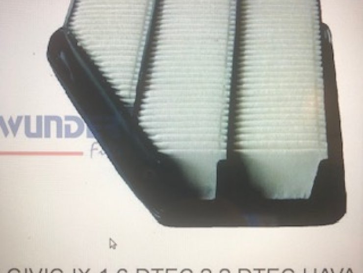 WH 2082 HONDA CIVIC IX  DTEC CRV  2.2 DTEC HAVA 17220-R3L-G01 Hava Filtresi