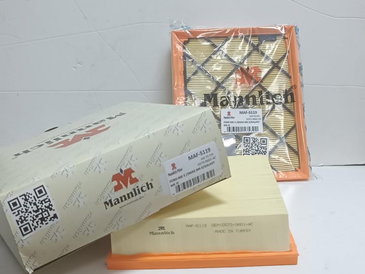 MAF-5119 DS73-9601-AC FORD Mk5(2014-)/ S-MAX Mk2 (2015-)/GALAXY Mk3 (2015-) HAVA FİLTRESİ