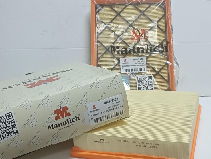 MAF-5122 JX61-9601-AA FORD FOCUS Mk4 1.0/1.5/2.3 ECOBOOST(2018-) /FORD KUGA Mk3 (2019-) HAVA FİLTRESİ