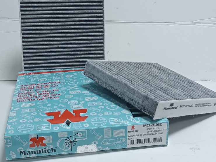 MCF-9103C 95850-61M00 SUZUKI SX4 II S-Cross (2013-)/Vitara IV Off-Road(2015-) KARBONLU POLEN FİLTRESİ
