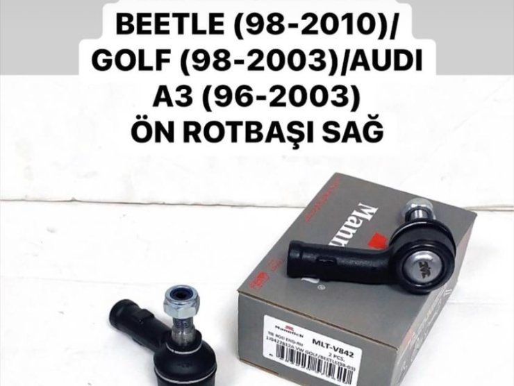 MLT-V842 1J0422812A VW BEETLE (98-2010)/GOLF (98-2003)/AUDI A3 (96-2003) ÖN ROTBAŞI SAĞ