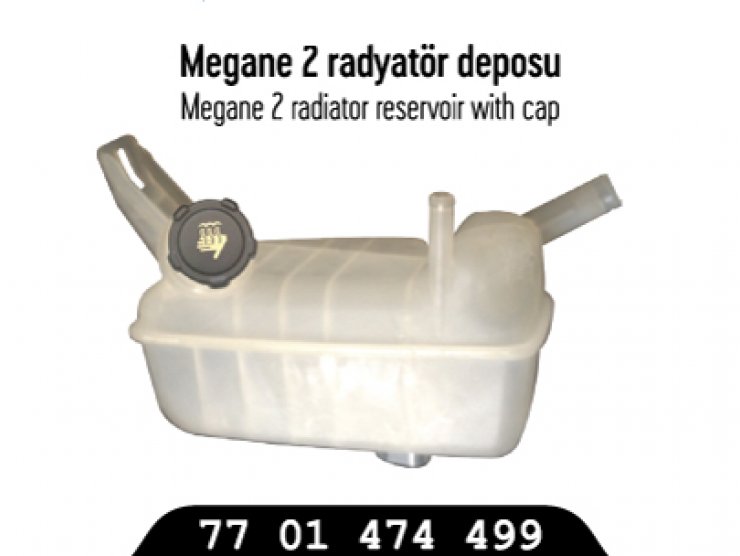MYP-457 7701474499 RENAULT MEGANE II /SCENIC II RADYATÖR DEPOSU (KAPAKLI)