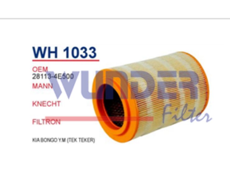WH 1033 KiA BONGO Y.M (TEK TEKER) 28113-4E500 Hava Filtresi
