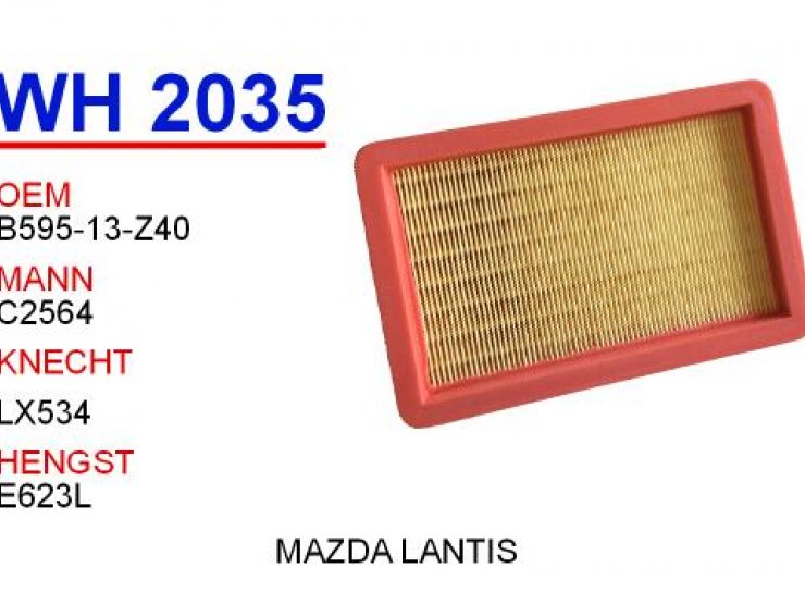 WH 2035 MAZDA LANTİS B595-13-Z40 Hava Filtersi