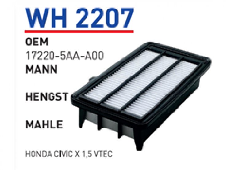 WH2207 17220-5AA-A00 HONDA CIVIC 1.5 HAVA FİLTRESİ