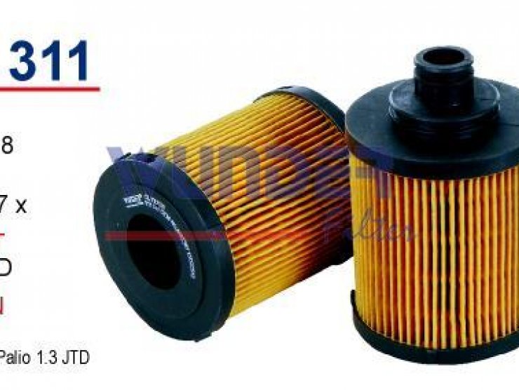 WY 311 FiAT ALBEA - DOBLO 1.3 JTD Y.M 55197218 Yağ Filtresi