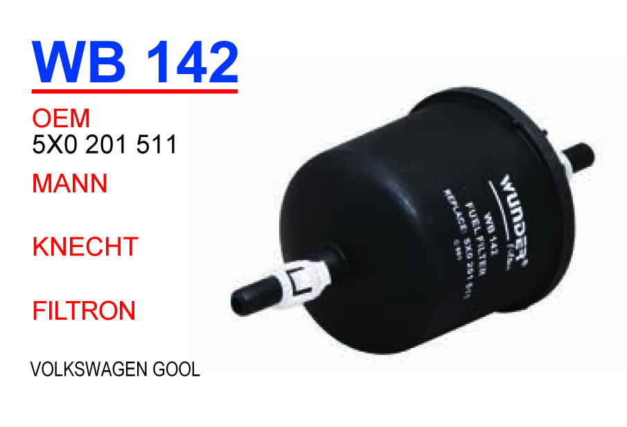 WB 142 VOLKSWAGEN GOOL 5X0 201 511 Yakıt/Benzin Filtresi