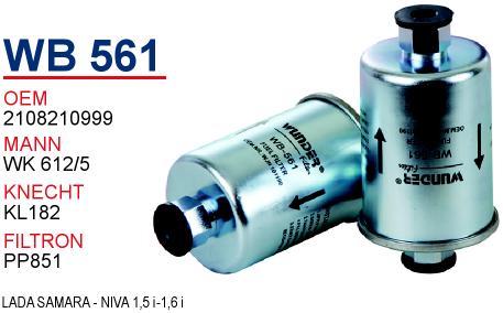 WB 561 LADA SAMARA - NiVA 1,5 i-1,6 i  2108210999 Yakıt/Benzin Filtresi
