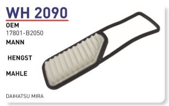 WH 2090 DAIHATSU MİRA 17801-B2050 Hava Filtersi