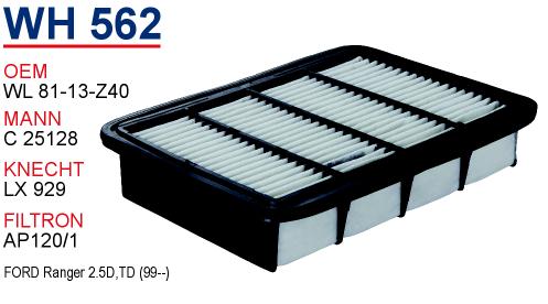 WH 562 FORD RANGER WL81-13-Z40 /  XM349601AA Hava Filtresi